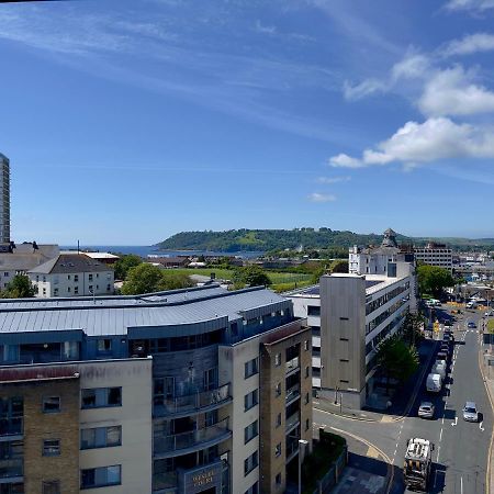 Ferienwohnung Ocean Crescent Plymouth City Centre Penthouse Level Exterior foto