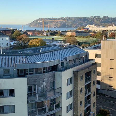 Ferienwohnung Ocean Crescent Plymouth City Centre Penthouse Level Exterior foto