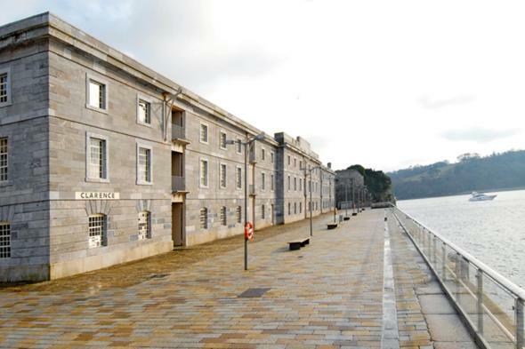 Ferienwohnung Ocean Crescent Plymouth City Centre Penthouse Level Exterior foto