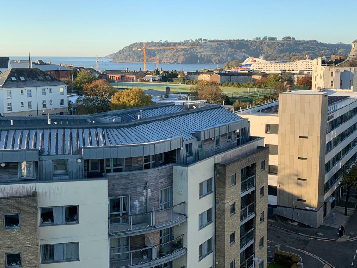 Ferienwohnung Ocean Crescent Plymouth City Centre Penthouse Level Exterior foto